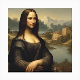 Mona Lisa 1 Canvas Print