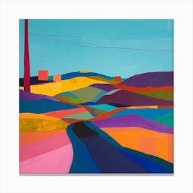 Abstract Park Collection Gas Works Park Seattle 3 Canvas Print