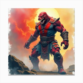 Mortal Kombat Ninja Fighter Concept Art (84) Canvas Print