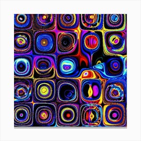 Abstract Squares 2 Canvas Print