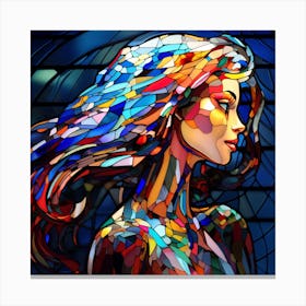 Stained Glass Art 1 Canvas Print