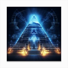 Pyramid Of Egypt Canvas Print