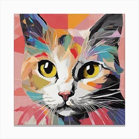 Cat Painting 2 Canvas Print