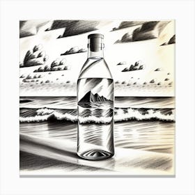 Bottle Of Water 1 Canvas Print