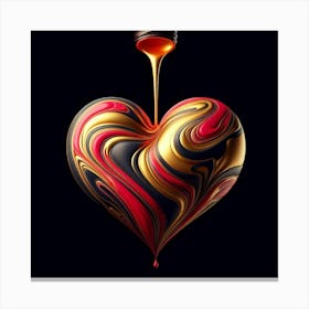 Heart Of Gold Canvas Print