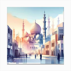 Arabic City Canvas Print