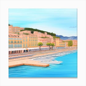 Riviera D'Azur Canvas Print