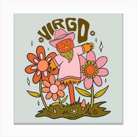 Virgo Scarecrow Canvas Print