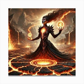 Queen Sorath Core Manipulation 2 Canvas Print