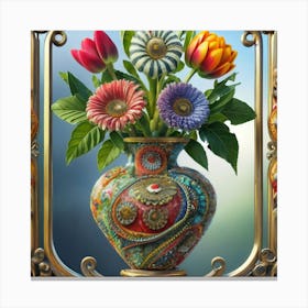 Vase Unique And Rare Decorative Antique 11 Canvas Print