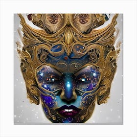 Face Of A Goddess Canvas Print