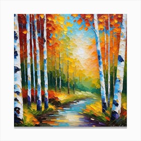 Autumn Forest 116 Canvas Print