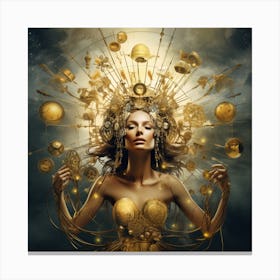 Golden Goddess 1 Canvas Print