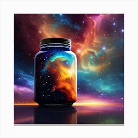 Jar Of Nebula 2 Canvas Print