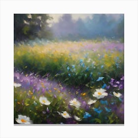 Meadow Of Flowers Canvas Print