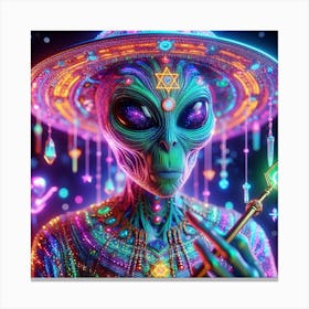 Alien Art 2 Canvas Print