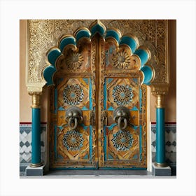 Door To The Palace Canvas Print