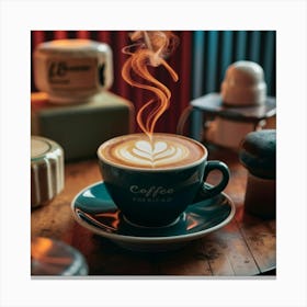 Coffee Shop Canvas Print