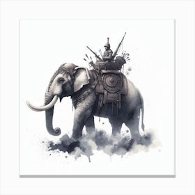 War elephant Canvas Print