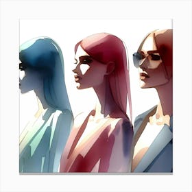 Fashion Illustration 5 Canvas Print