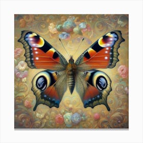 Peacock Butterfly 2 Canvas Print