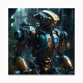 Metal Guardian of the Urban Realm Canvas Print