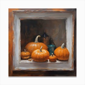 A View of Pumpkins Canvas Print