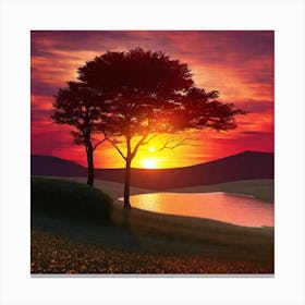 Sunset 12 Canvas Print