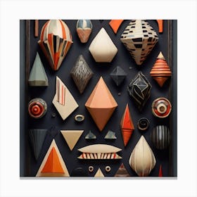 Collection Of Ceramics Canvas Print
