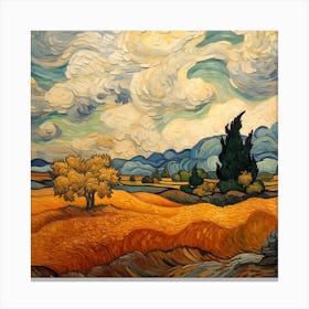 Wheat Field Canvas Print