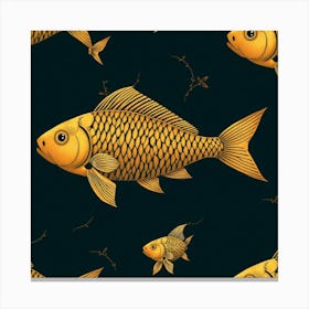 Gold Fish Canvas Print