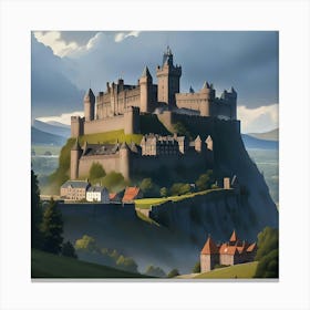 Castle On A Hill 2 Canvas Print