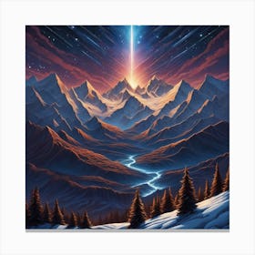 Starry Sky Canvas Print