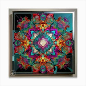 Psychedelic Mandala Canvas Print