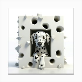 Dalmatian Dog Canvas Print