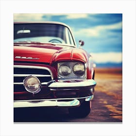 Style Automobile Vintage Classical Antique Old Vehicle Luxury Stylish Car Auto Transport (4) Canvas Print