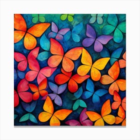 Colorful Butterflies 9 Canvas Print