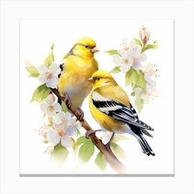 American Goldfinch Mother's Day 4 Canvas Print
