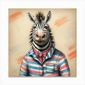 Zebra 8 Canvas Print