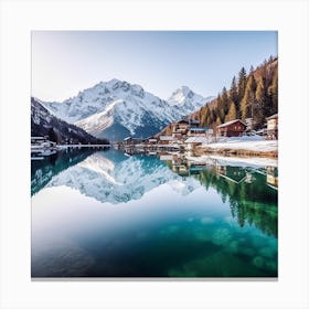 Alpine Lake Canvas Print