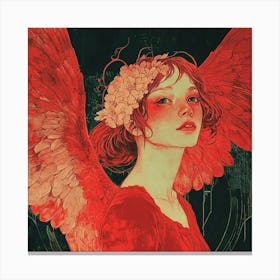 Angel With Wings Canvas Print