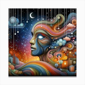 Psychedelic Art 1 Canvas Print