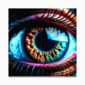 Eye Of Fire Canvas Print