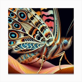 Footprint Butterfly Art 3 Canvas Print