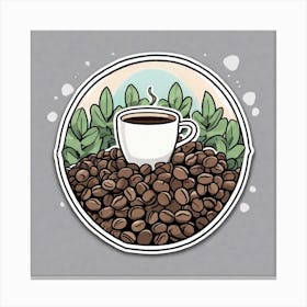 Coffee Beans 176 Canvas Print