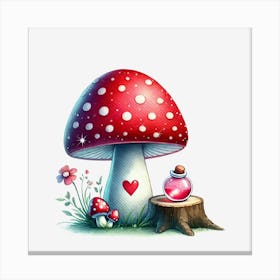 Fairy Mushroom Canvas Print