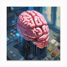 Brain Of The Future 1 Canvas Print