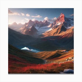 Mountain Landscape 22 Canvas Print