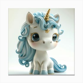 Unicorn Figurine 38 Canvas Print