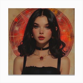 Demon Girl Canvas Print